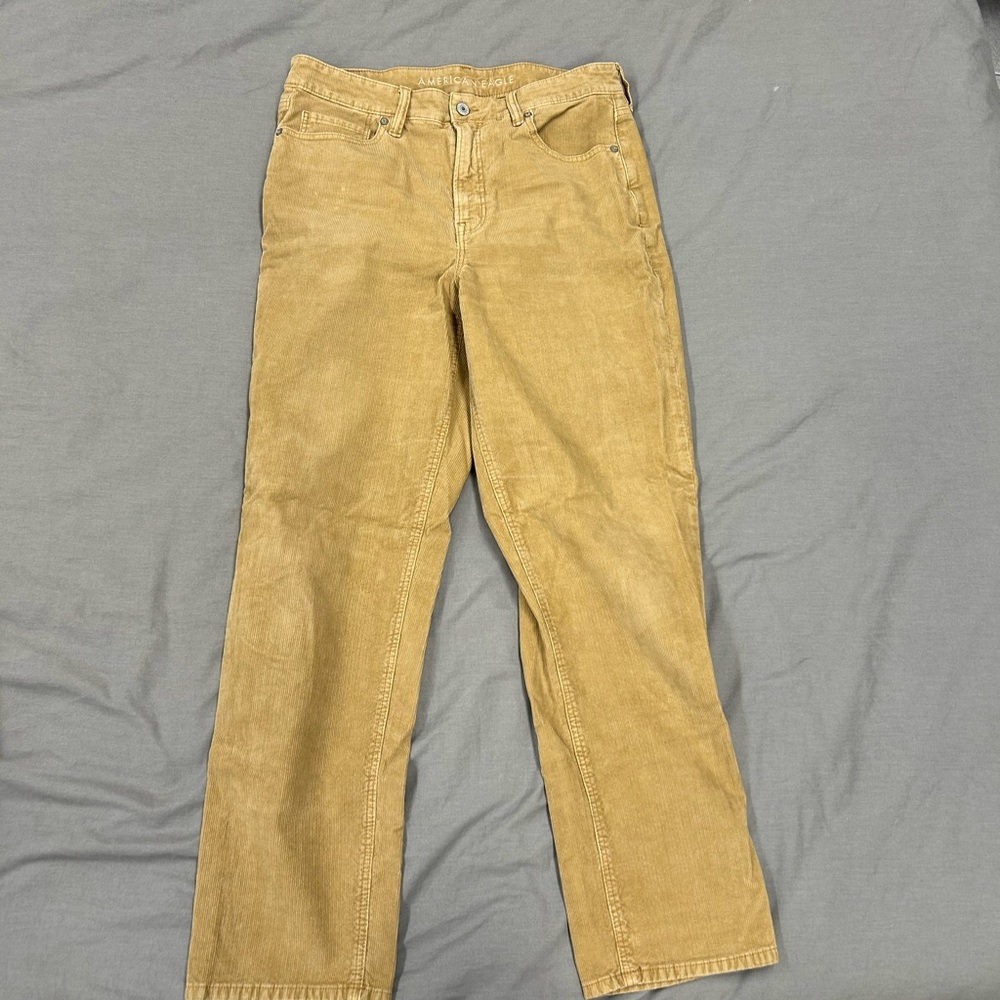 American Eagle Outfitters Tan Straight Leg Pants